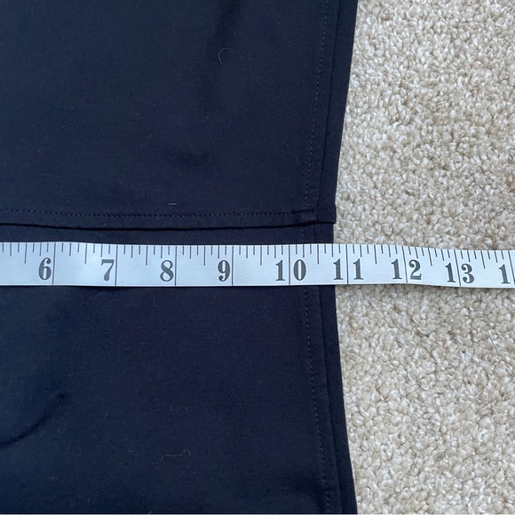 Aritzia Sunday Best Ruffle Hem Dress Black Short Sleeve Crewneck Women’s Size 0 - Picture 8 of 10